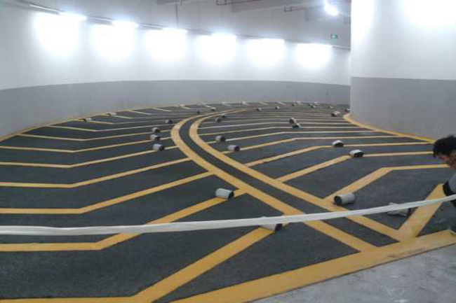 環氧拋沙防滑車道